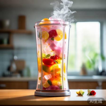 材料搅拌,尽享细腻奶昔