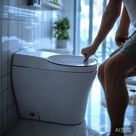 安装完毕,全面测试确保智能马桶