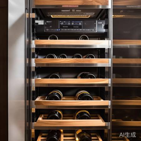 红酒柜隔板灵活，温控恒温。