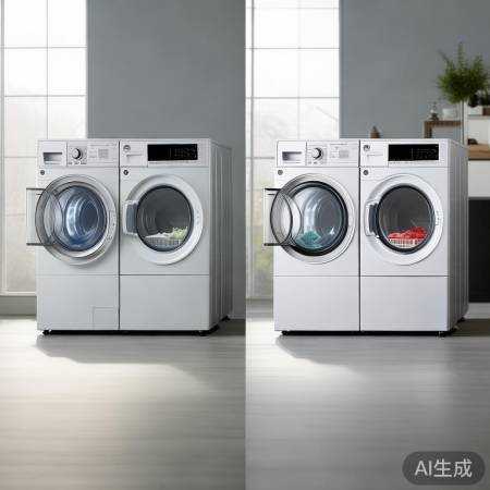 单缸一步洗,双缸分两步。