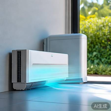 分体式中央空调,室内外机独立安