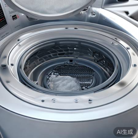 洗衣机自动清洁，槽净如初。