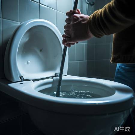 马桶堵塞,疏通工具解难题。