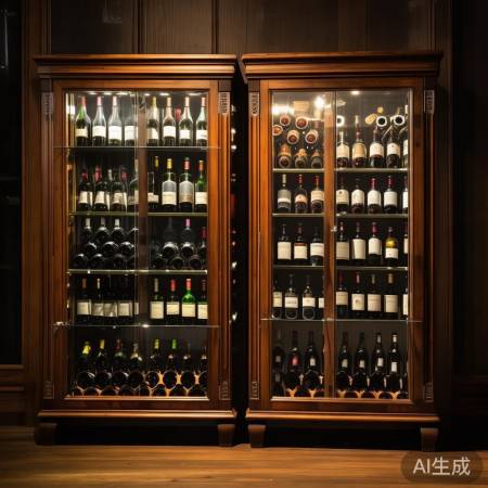 多款仿古红酒柜,美观实用,风格