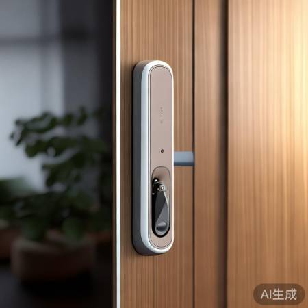 高颜值智能锁,简约大方。