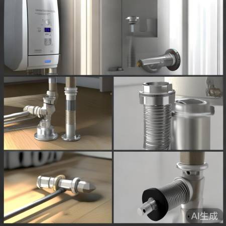 壁挂炉连接暖气管道,螺纹、焊接