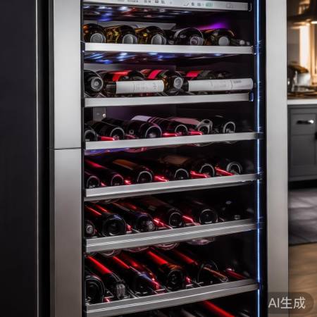 红酒柜内部结构关键,多隔层,恒