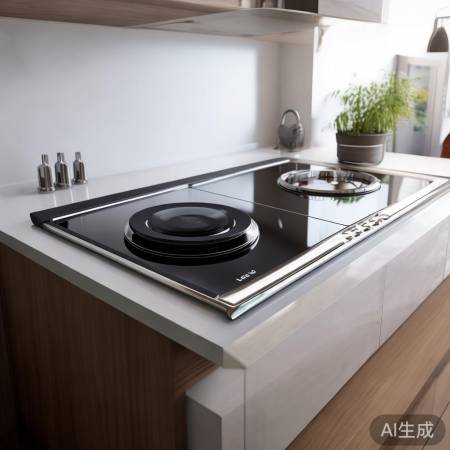 简约大方燃气灶,美观实用。