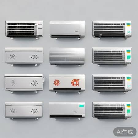 空调制冷制热图标区分:雪花制冷