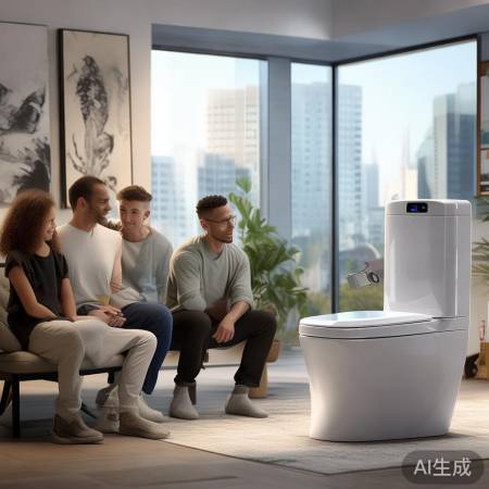 智能马桶普及,市场前景广阔。