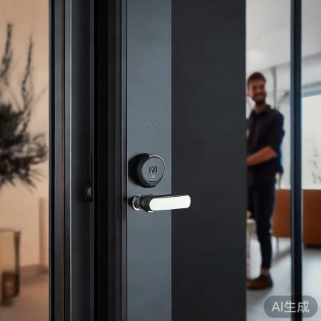 科大讯飞指纹锁，安全时尚，年轻