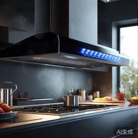 大容量抽油烟机,告别油烟烦恼。