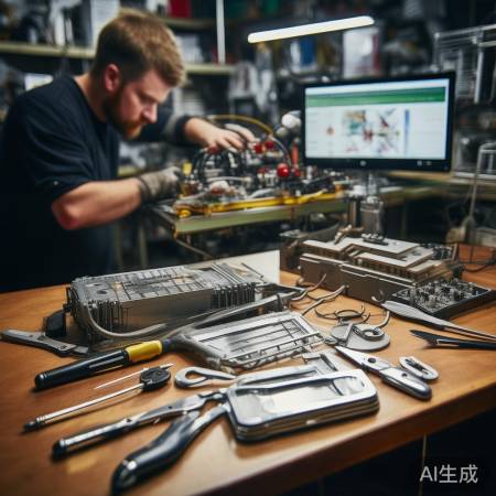 组装制冷片,工具备齐全。