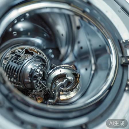 洗衣机内部检查,注意电机与轴承