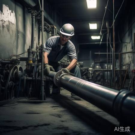 “检查固定效果，确保管道稳固。