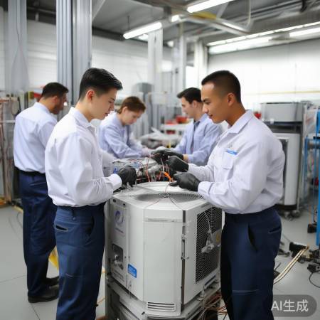 海尔空气能,专业安装团队,放心