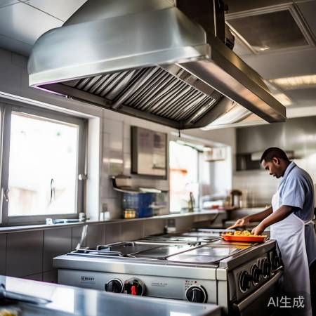 “肯德基油烟机,每月清洁,通风