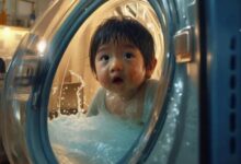 惊！韩国孩子意外躲进洗衣机，原因竟是这个...