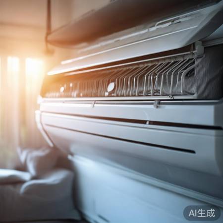 关闭空调，待水分蒸发，清洗完成