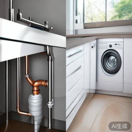 “确定洗手台、洗衣机水管位”
