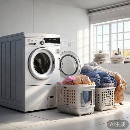 大容量洗衣机,多模式护理衣物