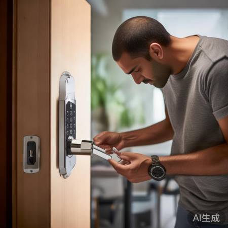 智能锁芯套筒,安全耐用,定期更