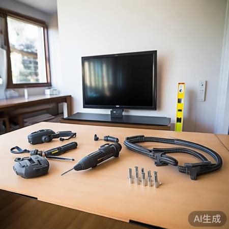 安装电视必备工具:挂架、螺丝刀