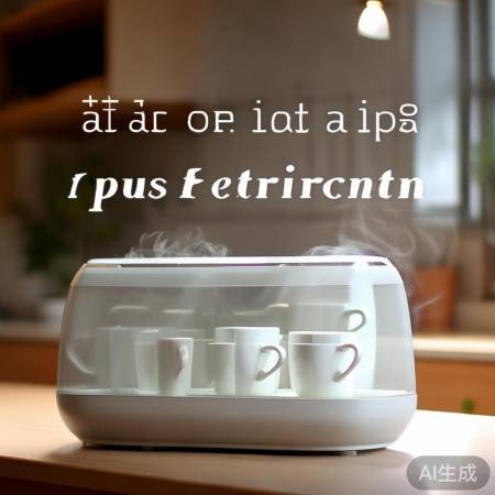 茶杯消毒柜简易操作,茶杯洁净无