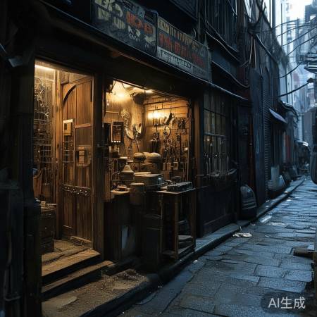 城市角落老锁匠,日修锁夜追捕。