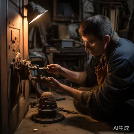 手动轻拔插销,勿损锁具。