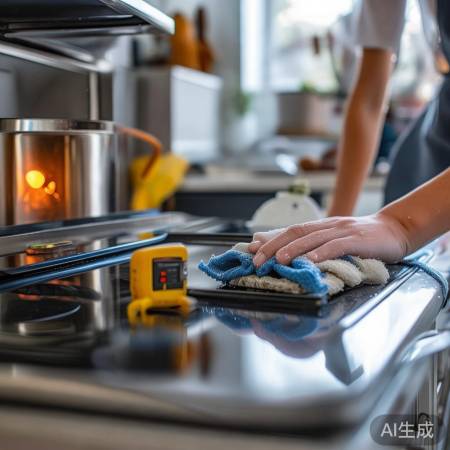 灶台清洁,燃气管道安全检查