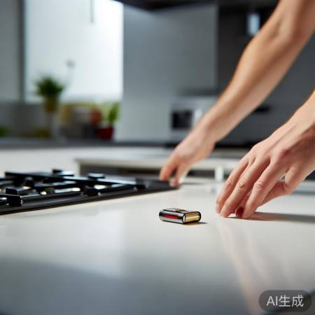 准备CR2032电池,关灶,正