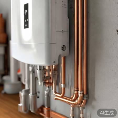 壁挂炉管道合理布设，安全高效。