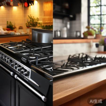 沙溪林燃气灶:台式亲民,嵌入式