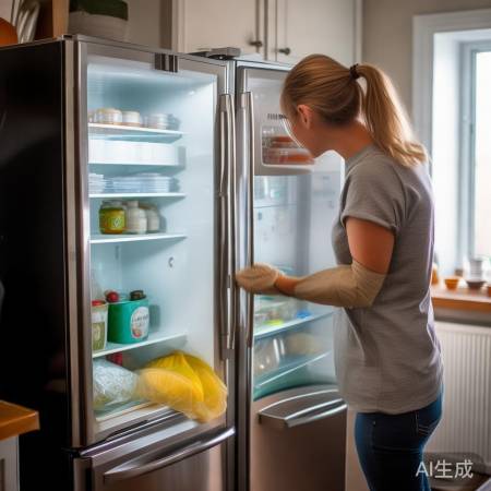 “冰箱清洁习惯，生活更美好。”