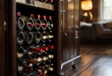 酒柜摆红酒架：美观与实用的完美结合