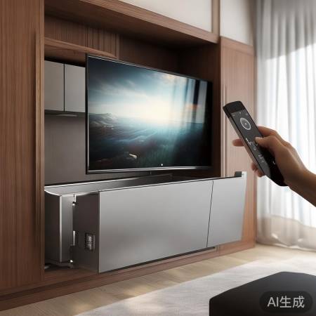智能家居新潮流,电视滑道便捷生