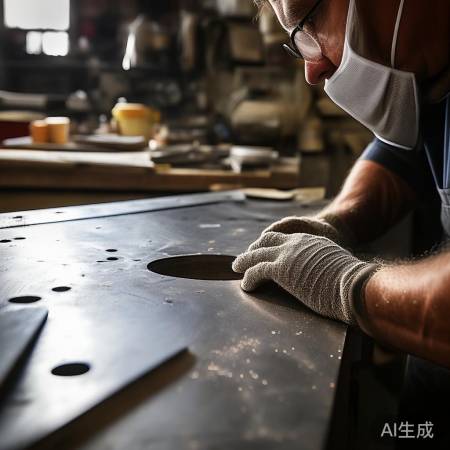 打磨孔洞边缘，减少安装摩擦