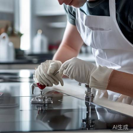 拧下风向阀螺丝，轻取风向阀