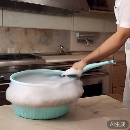 “巧用小工具，轻松洗油烟机”