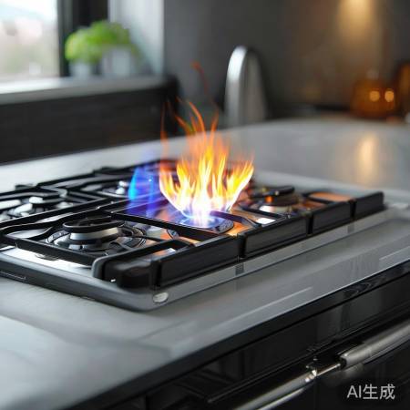 节能环保燃气灶，安全熄火护家人