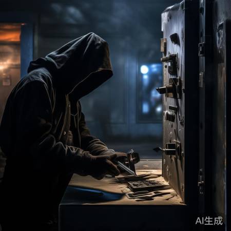 深夜独行大盗，撬锁盗保险柜。