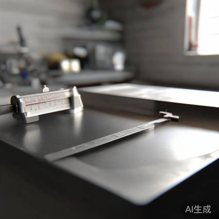 用尺测量支架厚,23cm标尺放