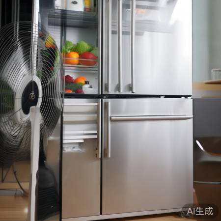 冰箱冷藏,电扇降温,设计巧搭。
