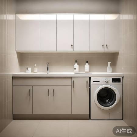 “卫生间收纳，整洁关键。”