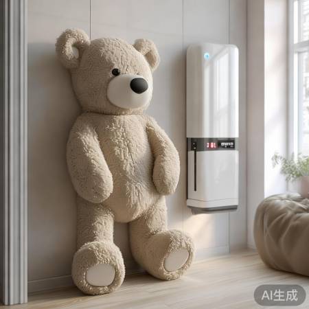小熊壁挂式电热水器，空间小神器