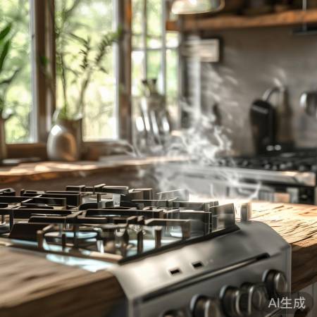 燃气灶通风防火灾,定期清理保安