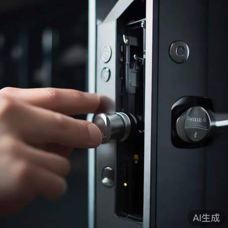 飞利浦指纹锁,一键开锁,安全确