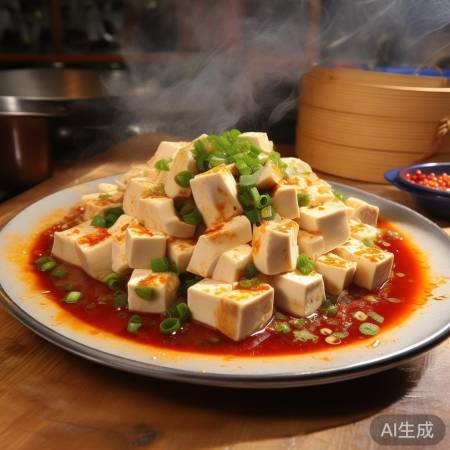 麻辣豆腐，鲜香开胃