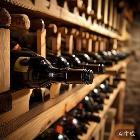 倾斜红酒瓶防软塞干